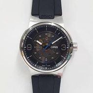 ORIS 豪利時 Williams系列 2018/03卡 鏤空日期錶 橡膠錶帶 背蓋裸空 錶徑42mm 大眾當舖B021