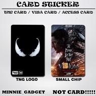[ VENOM ] Touch n Go Card Sticker Cover TNG / MASTER / VISA / CREDIT/ DEBIT CARD