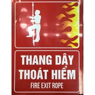 Escape Rope Ladder Position Table