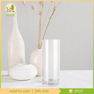 [Ihoce] Tall Flower Vase Plant Pot Holder for Dried Flowers Acrylic Cylinder Vase