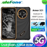 Ulefone Armor X31 4G Rugged Smartphone Android 14 6.56”12GB+128GB 48MP NFC Night Camera IR Blaster
