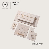 Homlly Beige Travertine Decorative Stone Tray Slab