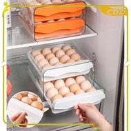 2-Tier Egg Storage Box Organizer 2-Tier Egg Rack/ Egg Storage Box Multipurpose Rack
