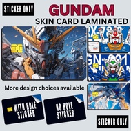 GUNDAM - STICKER SKIN CARD FOR ATM, CREDIT, DEBIT , BEEP CARD