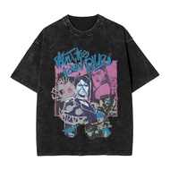 Unisex Jinx Caitlyn Viktor Jesus Vi Sevika Arcane Men's T Shirts Washed  Novelty Tee Shirt Short Sle