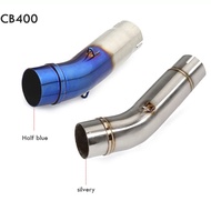 CB400 Motorcycle Exhaust middle pipe Link Pipe Stainless steel for HONDA CB400 cb 400 exhaust Slip-O