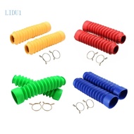 LIDU1 Front Fork Cover Dust Guard Shock Damping Cover 1 Pair Fork Dust Boots Motorcycle Dirt Bike Fo