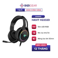 Tai Nghe Gaming Headphone HAVIT H2232D Driver 50mm Đèn Led RGB Mic Khử Nhiễu Đa Tương Thích - Chính 
