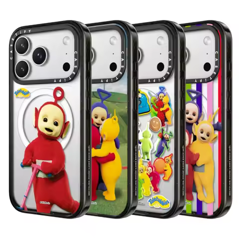 CASETiFY Teletubbies Cartoon Series Magnetic Drop-proof Case for iPhone 13 14 15 17 Pro Max Air 16 P