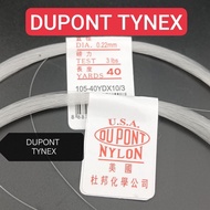 (2lbs -30lbs)  DUPONT TYNEX NYLON MADE IN USA DU PONT Leader Fishing Line