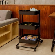 【ikloo】輕巧三層收納推車(三色) v