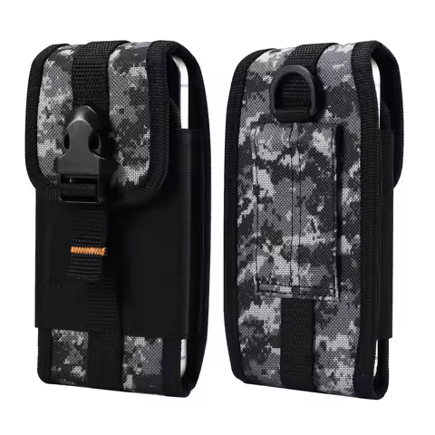 Camouflage Tactical Army Phone Belt Clip Case Waist Bag For Samsung Galaxy A16 A26 A36 A56 A15 A35 A