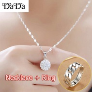 pure silver 925 original Necklace the colourful silver rose gold jewelry article female type in day 