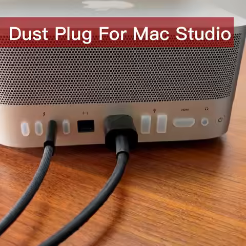 Anti-dust Plug For Apple Mac Studio 2025 M4 Max M3 Ultra M2 M1 Ports Soft Dustproof Interface Cover 