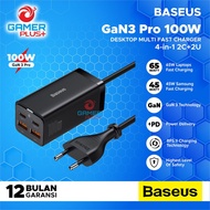 BASEUS Gan3 Pro 100W Desktop Multi Charger 4in1 2C+2U Adaptor Laptop