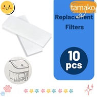 TAMAKO 10 PCS Air Fryer Replacement Filters 10 PCS for 6QT Instant Vortex Plus ClearCook Accessories for Instant Vortex6QT