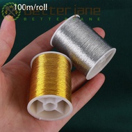 BETTER-JANE 100 metres Cross   Hand Spool gold wire