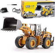 Gemini & Genius Construction Vehicle Loader Toy 1/40 Scale Die-cast Site Wheeled Loader Alloy Model 