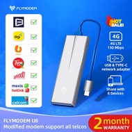 FLYMODEM U8 MODIFIED MODEM USB/TYPE-C DONGLE - NOT EAT HOTSPOT-CONNECT PC/PHONE DIRECTLY