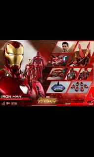 全新啡盒未開 Hottoys Avengers Infinity War Ironman MMS473 合金 Mark 50