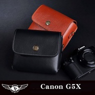 [TP original] Camera Leather Case Bag Canon G5X (Without Base)