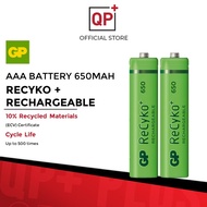 GP RECYKO + RECHARGEABLE AAA BATTERY 950MAH - 2PCS BATTERY AAA l BATERI l 电池