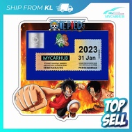 Japan Anime Cartoon Roadtax Sticker Pelekat Cukai Jalan Kartun Anime Jepun