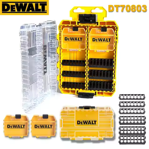 Dewalt DT70803 Small Parts Organizer/Part Box Storage Box Removable Dividers with Transparent Plasti