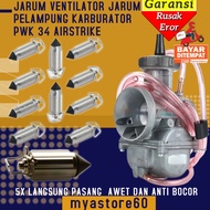 Jarum Ventilator Pelampung Jarum Apung Pelampung Ventilator Karbu Karburator Keihin PWK 34 AirStrik