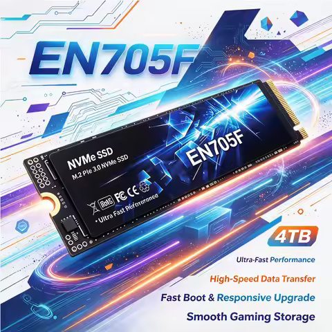 `EN705F M.2 2280 PCIe 3.0 X4 NVMe SSD TLC 3D NAND 500GB 1TB 2TB 4TB SSD for Laptop & Desktop PC Upgr