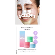 [Olive Young BEST] I DEW Care Mini Scoops Wash-Off Mask Set (10g x 3pcs) | Trial Kit Clay & Wash Off