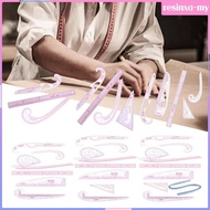 [ResinxaMY] French Curve Ruler Sewing Ruler Dressmaking Tailors Ruler Drawing Measure Ruler Dress Cu