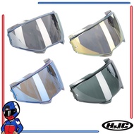 HJC Helmets Face Shield Lens for F100 Dark Smoke; Iridium Blue; Gold; Silver; Fire Red