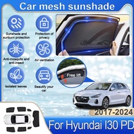 For Hyundai I30 PD 2017~2024 2023 Sunshade Auto Windshield Hatchback Magnetic Sunshade Windshield Si