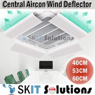 【SKIT SG】Central Aircon Cassette Wind Deflector Ceiling Air Conditioner Airflow Diverter Air Con Shield Windshield