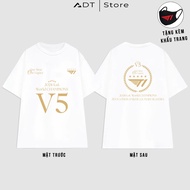 Áo thun ADT.Store x T1 vô địch CKTG 2024 áo thun SKT T1 5 sao vô địch năm 2024