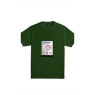 TSHIRT BAJU ROUND NECK NAVY GREEN MEDITECH PEPTIDES SERIES 