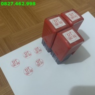 Khắc con dấu tròn QC PASS theo yêu cầu