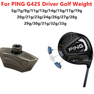1ชิ้นน้ำหนักกอล์ฟเข้ากันได้พอดีกับ G425 PING G425 SFT G425น้ำหนักหัวกอล์ฟคลับขับสูงสุด