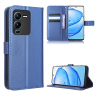 Flip Case Vivo V25 Pro 5G Case Wallet PU Leather Back Cover Vivo V25Pro Phone Casing