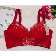 34C/75C BRANDED 3D LACE BRA - NON-WIRED