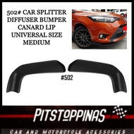Toyota VIOS GEN3 Car Diffuser Universal Aero Front Bumper Lip Splitter 502#