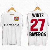 เสื้อยืดคุณภาพดี    เสื้อยืดแขนสั้นลายทีมฟุตบอล Bayer Leverkusen F.C. Plus