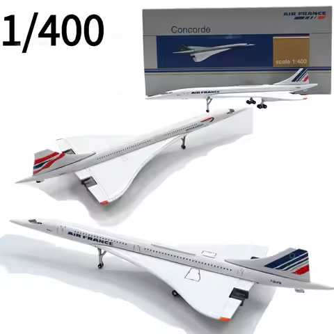 1:400 Air France British Airways Concorde Diecast Alloy Plane Model Realistic Civil Aircraft Collect