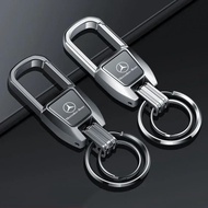 Metal Car Logo Keychain Keyring Pendant Accessories for Mercedes Benz AMG CLS63 E200 E300 E240 E63 E350 E260 E250 E55 E220