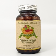 THE HERBALIST OF ASIA Ampalaya "Bitter Gourd" Food Supplement 90 Capsules 500mg