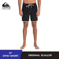 Quiksilver Men Original Scallop 17" Swim Shorts - Anthracite