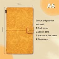 Dukeen A6 Sổ tay cổ điển Tạp Chí Dập Nổi Ren Máy Tính Xách Tay Morandi Notepad Retro Sketchbook Nhật