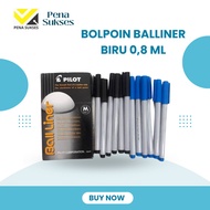 Bolpoin Balliner Warna Biru Merk Pilot 0.8 ml-1pcs|pulpen tanda tangan