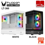 INVASION LT-360 M-ATX ( WHITE / BLACK ) WITH FLASHLUX FAN